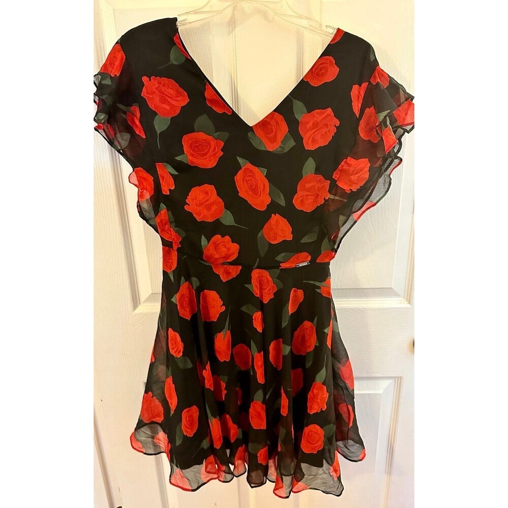 Guess Rose Dress Juniors Sz Small